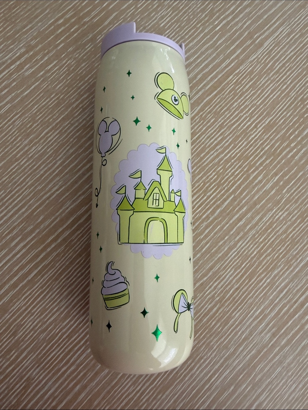 2026 Disney Parks Starbucks Summertime Castle Mickey Ear Steel Travel Tumbler - Picture 9 of 12